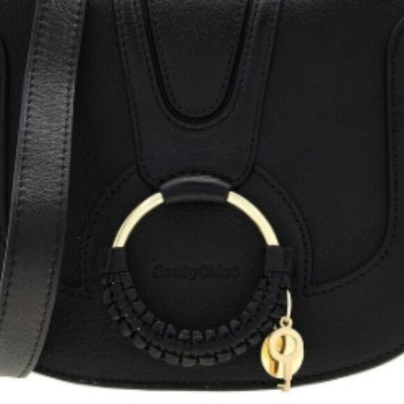 See By Chloe Women Hana Leather Crossbody /Shoulder Bag Black🆕⌚📦🏃💨🚚 - Picture 3 of 16